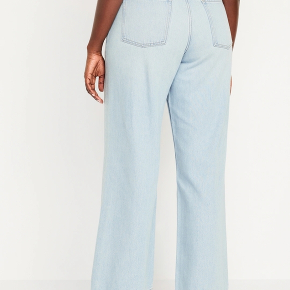 NWT Old Navy Mid-Rise Baggy Wide Leg Jeans - Picture 5 of 5